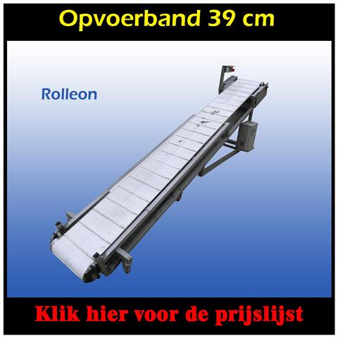 Opvoerband RVS 39 cm 