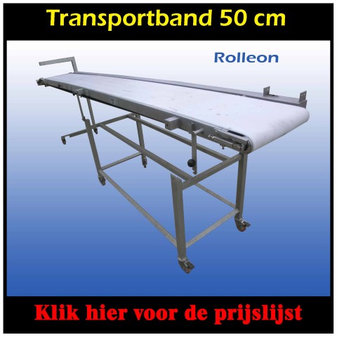 transportband RVS 50cm