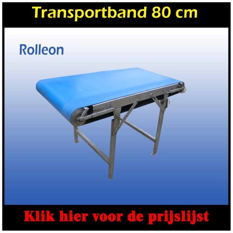 Transporband RVS 80 cm
