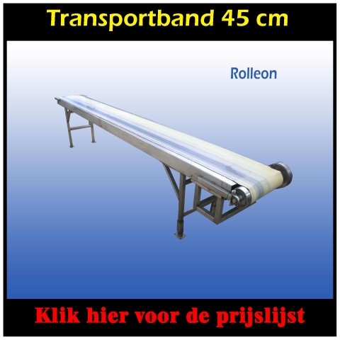 transportband RVS 45 cm 