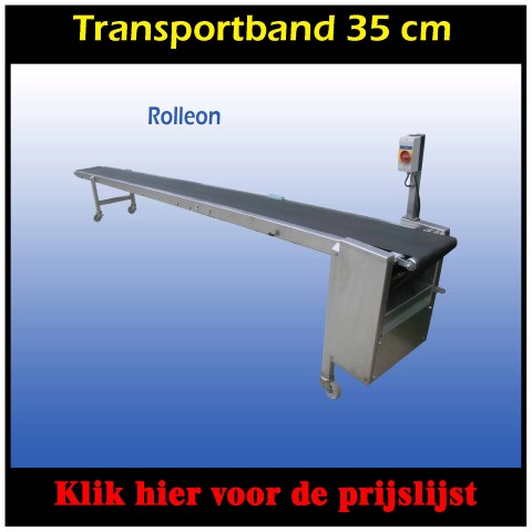 transportband RVS 35 cm