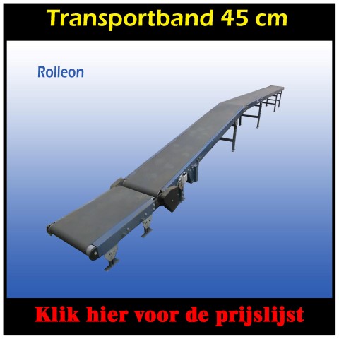 gebruikte opvoerband 45 cm 